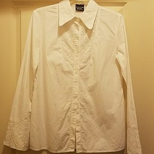 Crossing pointe blouse